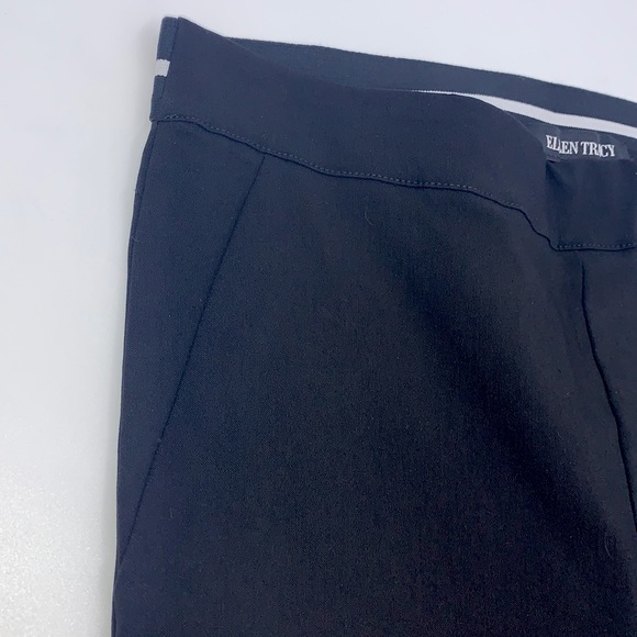 Ellen Tracy Black Bermuda Shorts Size Medium - Picture 4 of 14